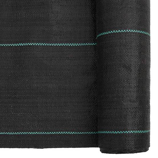 Bâche Anti-Mauvaises Herbes PP 100g/m² pour Aménagement Paysager et Potager 1,5x25 m Noir - ComfortXL Outdoor Living - Image 6