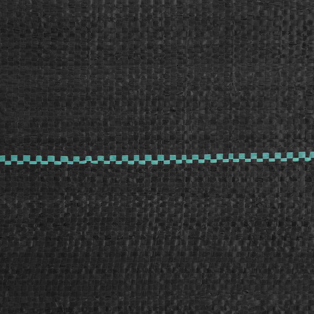 Bâche Anti-Mauvaises Herbes PP 100g/m² pour Aménagement Paysager et Potager 1,5x25 m Noir - ComfortXL Outdoor Living - Image 5