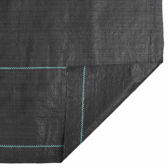 Bâche Anti-Mauvaises Herbes PP 100g/m² pour Aménagement Paysager et Potager 1,5x25 m Noir - ComfortXL Outdoor Living - Image 7