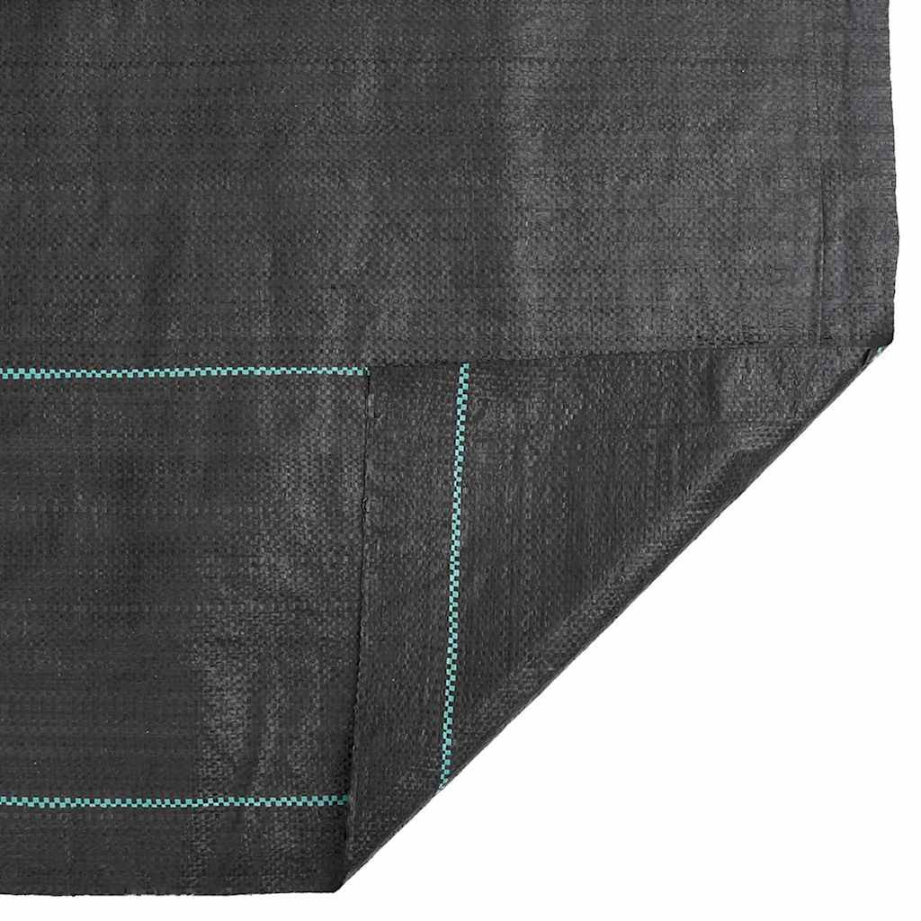 Bâche Anti-Mauvaises Herbes PP 100g/m² pour Aménagement Paysager et Potager 1,5x25 m Noir - ComfortXL Outdoor Living - Image 7