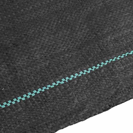 Bâche Anti-Mauvaises Herbes PP 100g/m² pour Aménagement Paysager et Potager 1,5x25 m Noir - ComfortXL Outdoor Living - Image 4