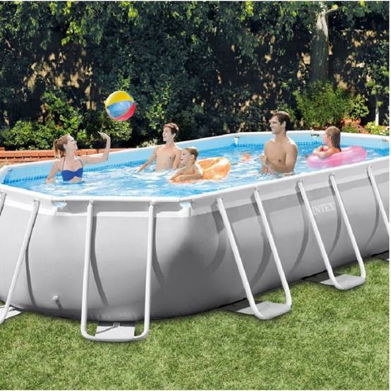 Piscine tubulaire Prism Frame ovale 6,10 x 3,05 m Intex - Image 9