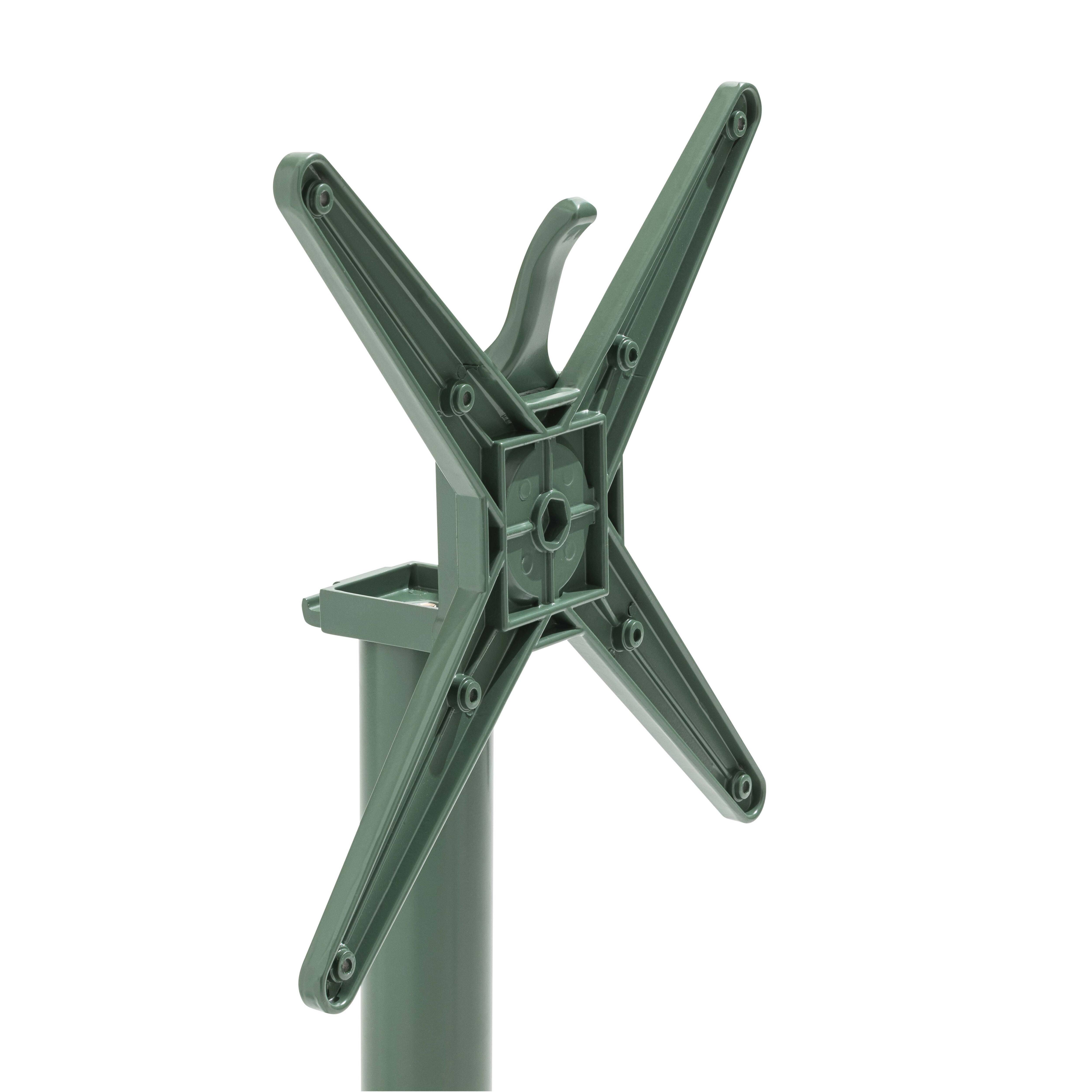 Oviala - Ensemble table haute de terrasse et 2 chaises en aluminium vert Almada - Oviala - Image 4