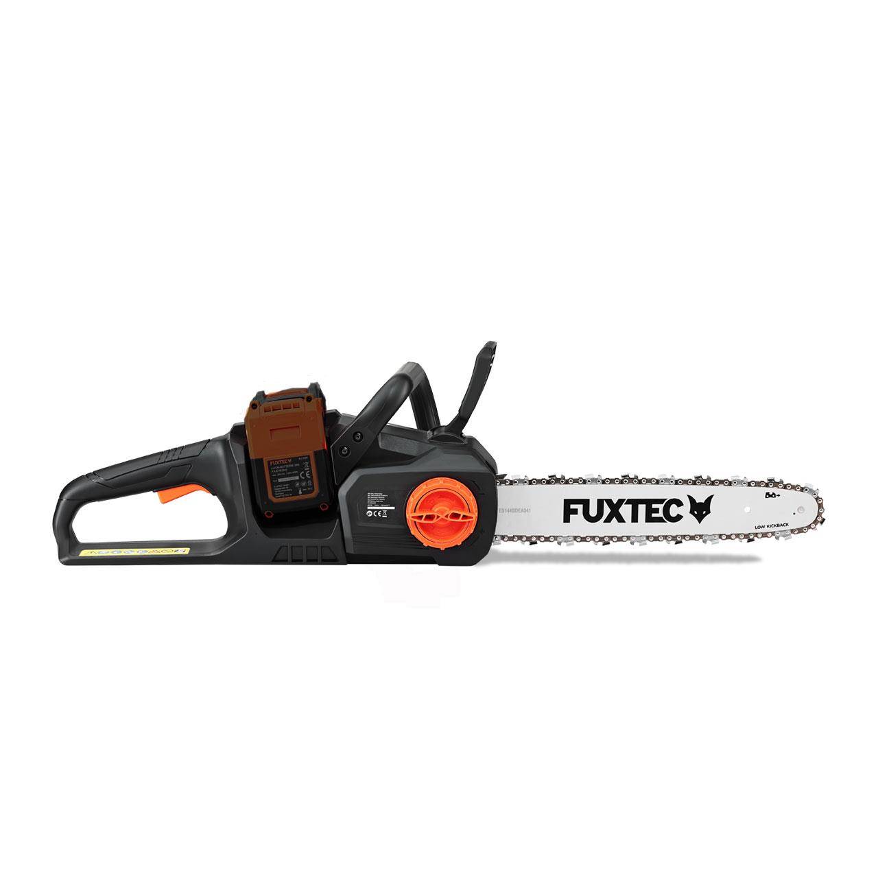 Tronçonneuse batterie sans fil 2x20V - FUXTEC  FX-E2KSSET - longueur de coupe 35cm, sans batterie ni chargeur - Image 2