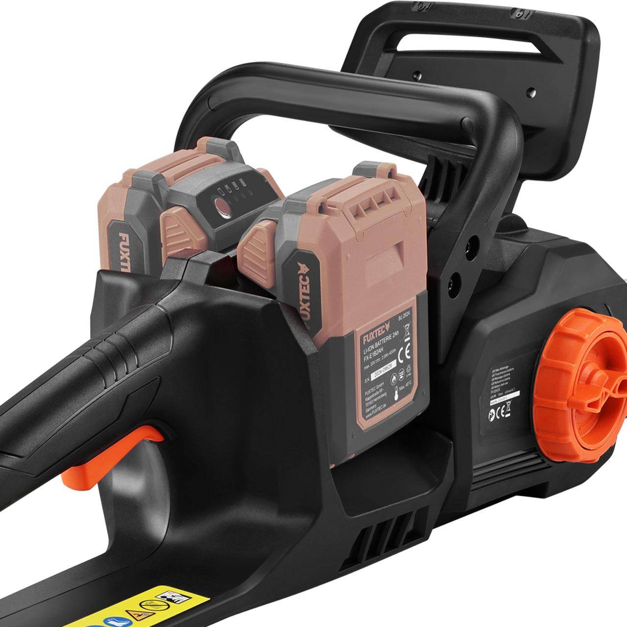 Tronçonneuse batterie sans fil 2x20V - FUXTEC  FX-E2KSSET - longueur de coupe 35cm, sans batterie ni chargeur - Image 6