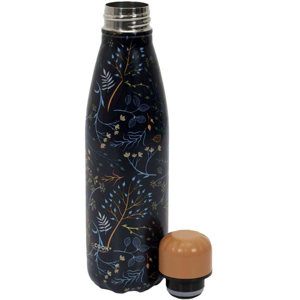 Cook Concept - Coffret bouteille isotherme 50 cl avec mousqueton Nature - Image 1