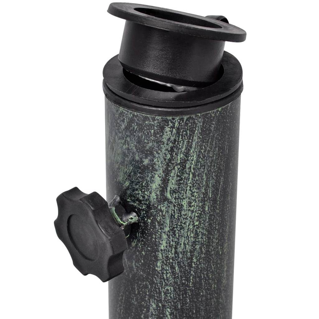Pied socle base de parasol en fonte 35/38/48 mm 12 kg 48 cm noir - Image 4