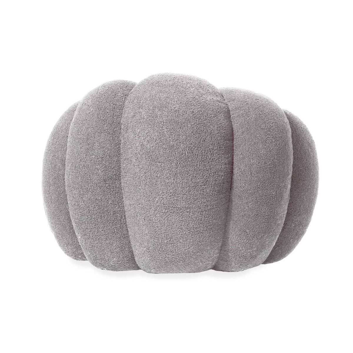 Fauteuil Design Coquillage "Bouclette" 98cm Gris - Image 5
