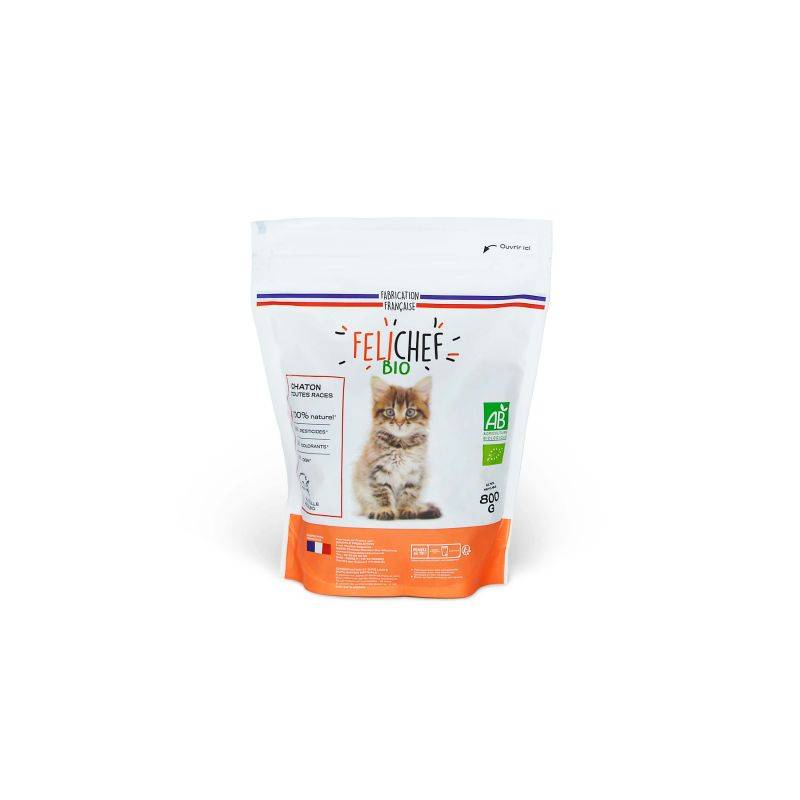 Felichef - CROQUETTES BIO CHATON - FELICHEF 800 g