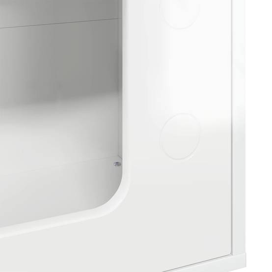 Vidaxl - Maison pour chat Blanc Brillant 51 x 30 x 52 cm vidaXL 8000657 - Image 9