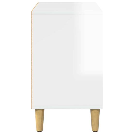 Vidaxl - Maison pour chat Blanc Brillant 51 x 30 x 52 cm vidaXL 8000657 - Image 7