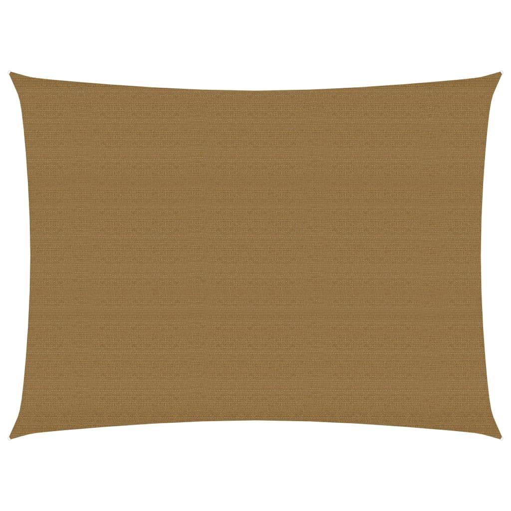 Helloshop26 - Voile d'ombrage 160 g/m² taupe 4 x 5 m PEHD - Imagen 1