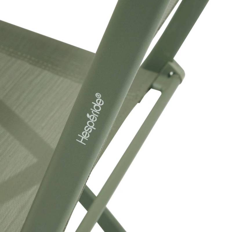 Hesperide - Lot de 4 chaises de jardin Modula pliables vert laurier - Hespéride - Image 7