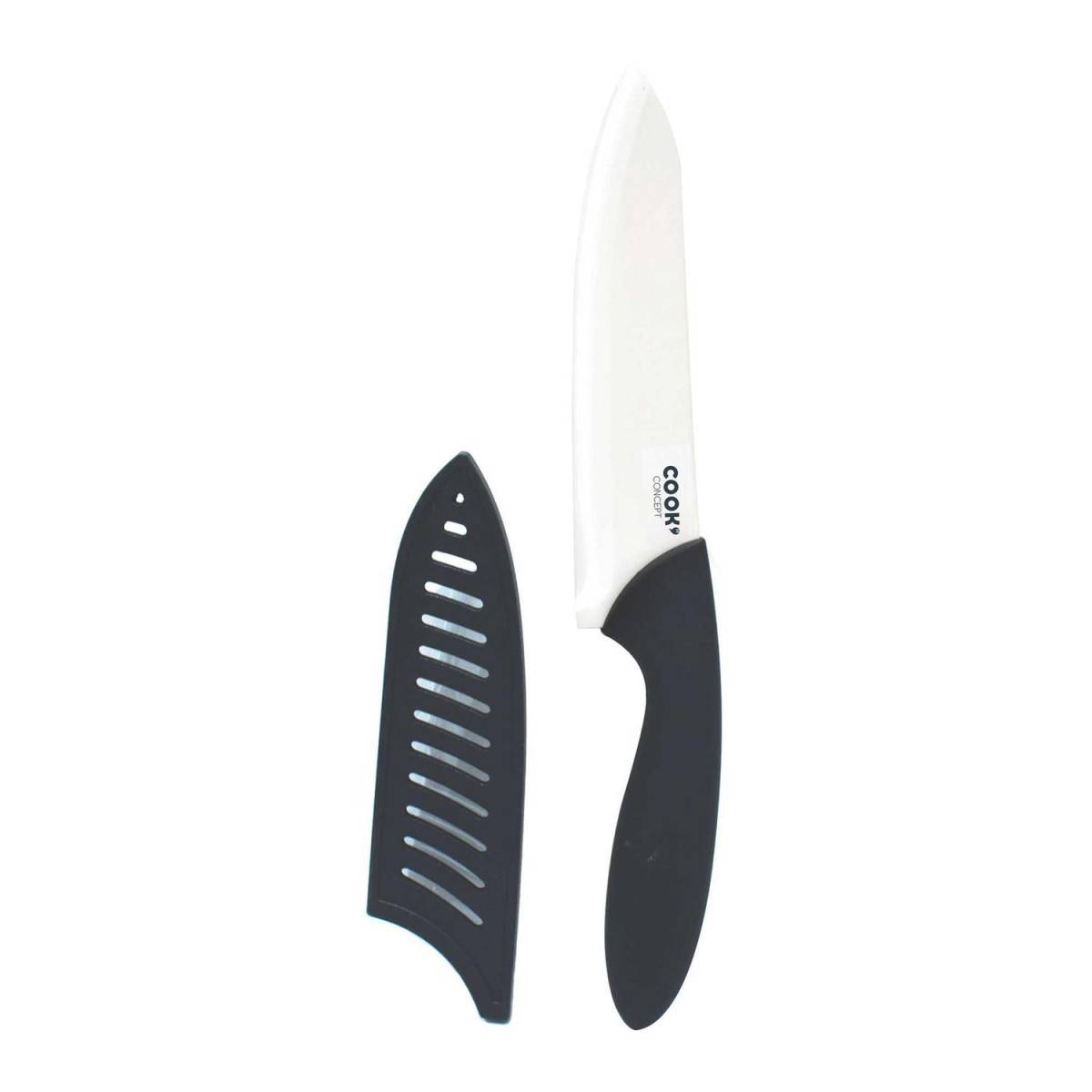 Cook Concept - Couteau Universel avec Étui "Soft" 26cm Noir - Image 1