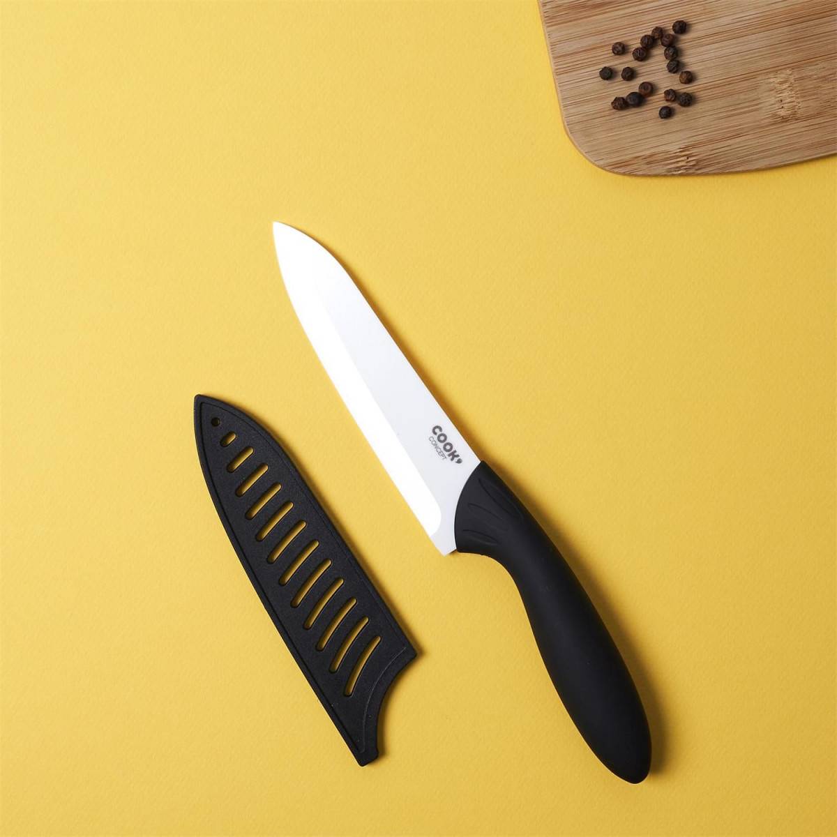 Cook Concept - Couteau Universel avec Étui "Soft" 26cm Noir - Image 3