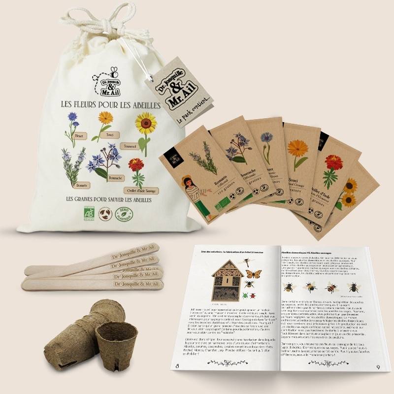 Kit de graines bio - Les fleurs pour les abeilles - Image 2