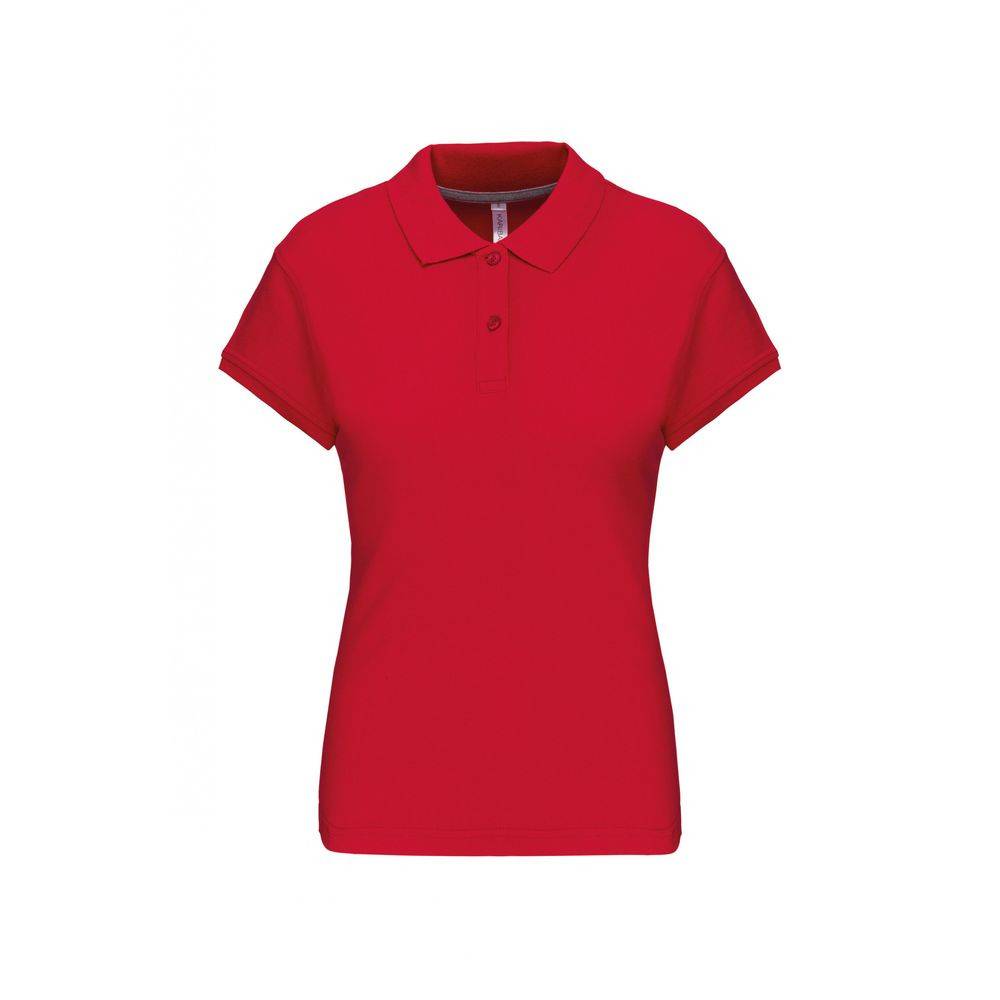 Polo de travail femme Kariban 100% coton Rouge 3XL - Image 1