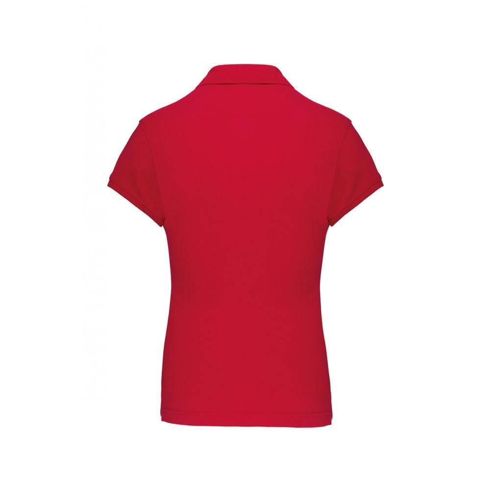 Polo de travail femme Kariban 100% coton Rouge 3XL - Image 2