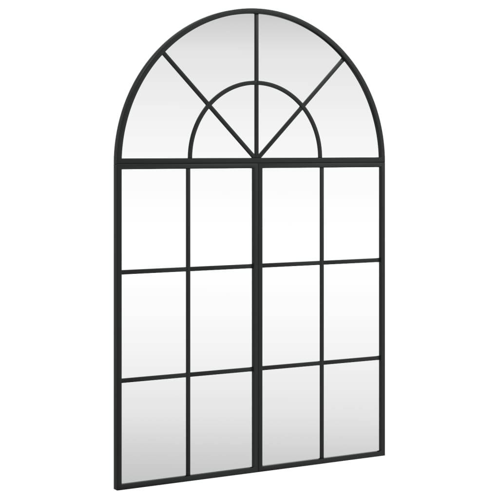 Maison Chic - Miroir mural noir 60x90 cm arche fer Maison Chic - Image 1
