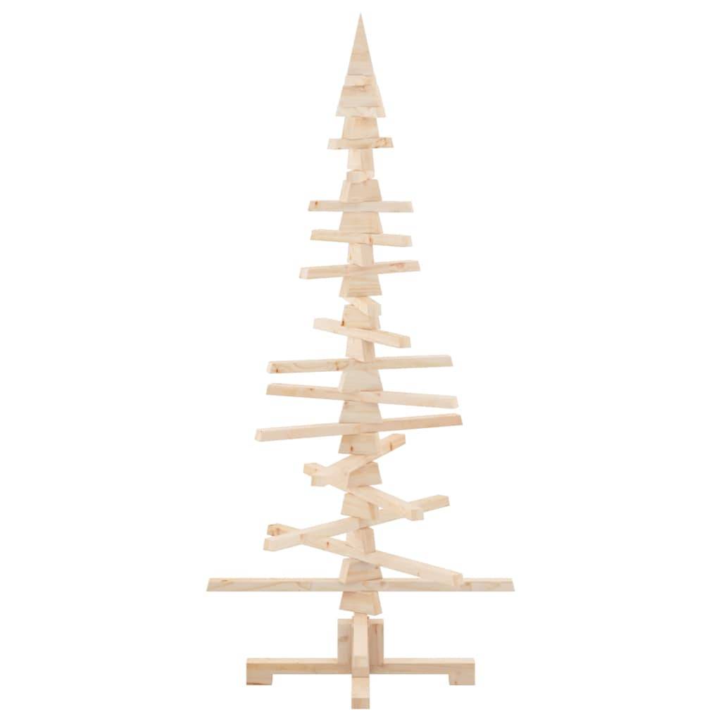 Sapin de Noël en bois de pin massif à décorer pour intérieur extérieur 150 cm – ComfortXL Outdoor Living - Image 7