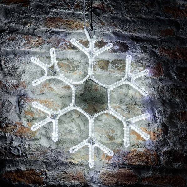 Lotti - Flocon de neige lumineux 50CM 384 LED blanc froid flash extérieur Lotti - Imagen 7