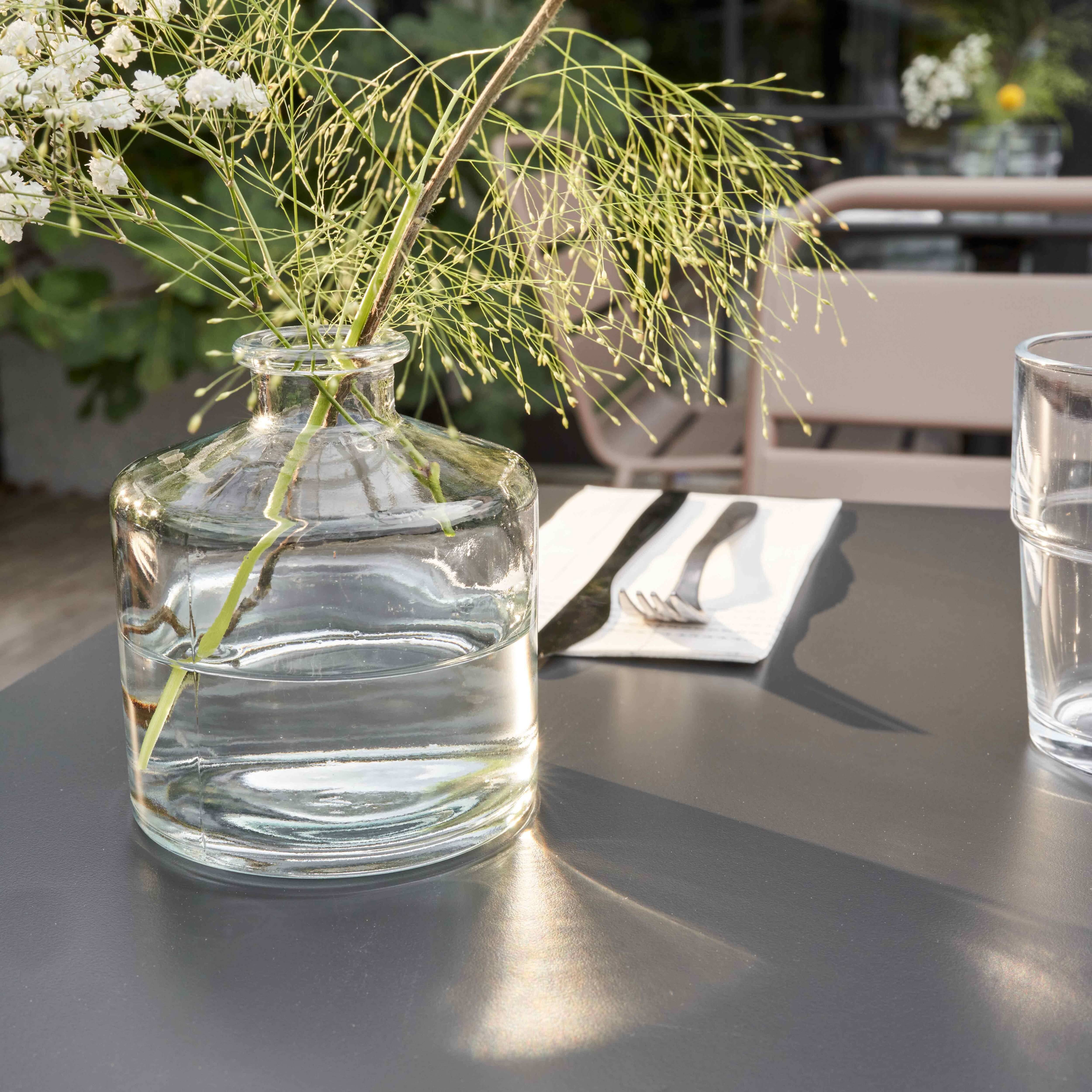 Oviala - Table de terrasse 60 x 60 cm inclinable stratifié noir Opéra - Oviala - Imagen 5