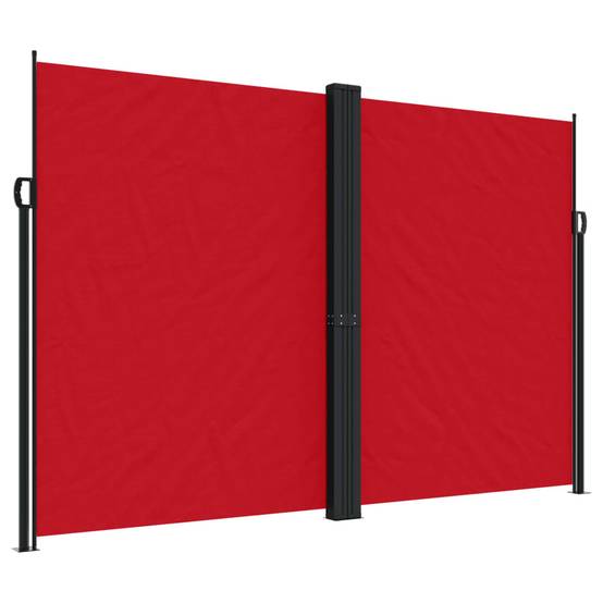 Store banne | Auvent latéral rétractable Rouge 220x1200 cm Maison Chic - Image 1