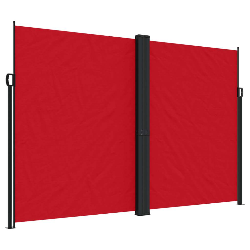 Store banne | Auvent latéral rétractable Rouge 220x1200 cm Maison Chic - Image 1