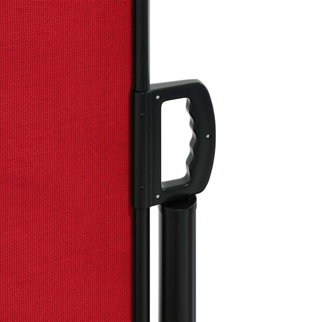 Store banne | Auvent latéral rétractable Rouge 220x1200 cm Maison Chic - Image 8