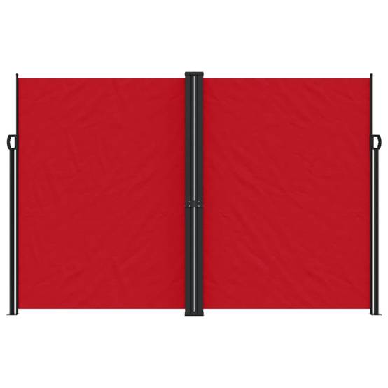 Store banne | Auvent latéral rétractable Rouge 220x1200 cm Maison Chic - Image 3