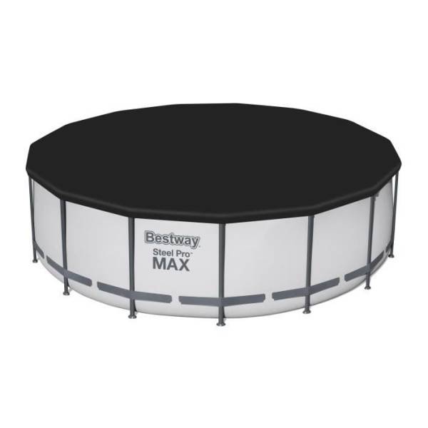 Bestway - Piscine hors sol tubulaire - BESTWAY - Steel Pro Max - 457 x 122 cm - Ronde - Filtre a cartouche - Image 6