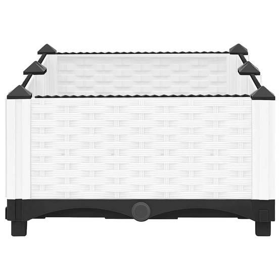 Lit surélevé Polypropylène Blanc 80 x 40 x 23 cm - PANGIVO - Image 5