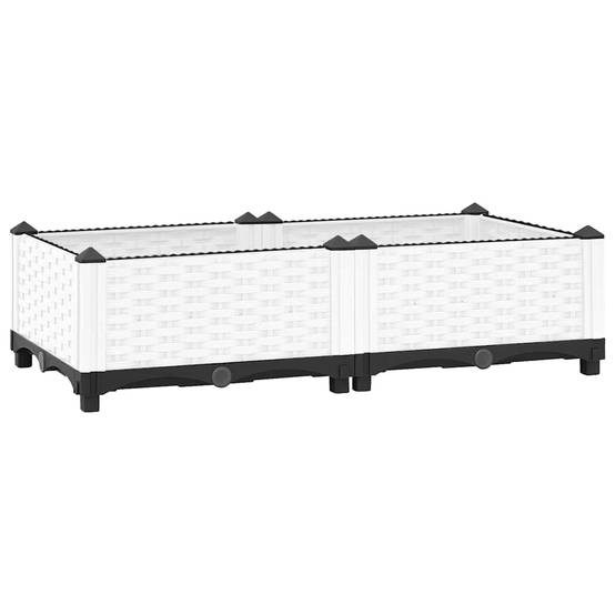 Lit surélevé Polypropylène Blanc 80 x 40 x 23 cm - PANGIVO - Image 1