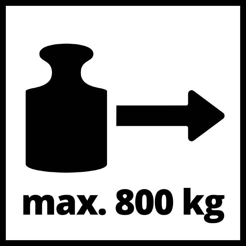 Einhell - Palan manuel TC-WI 800 - capacité 800 Kg - cable 20m - Image 6