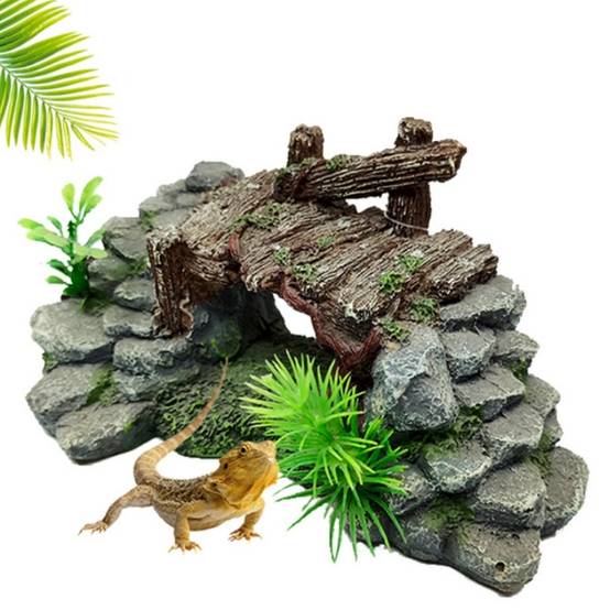IntiMeg - Pont en résine pour aquarium IntiMeg - Image 1
