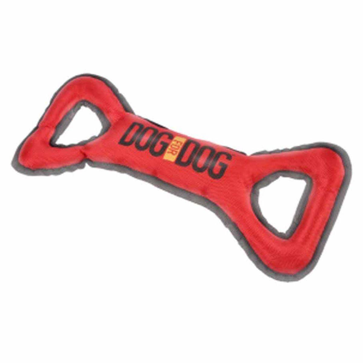 Jouet pour Chien "Haltère Oxford" 33cm Rouge - Image 1