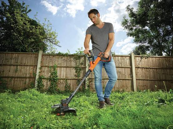 Coupe bordure sans fil - 28cm - BLACK+DECKER - 1 batterie 18V 2.0Ah + chargeur - STC1820EPC-QW - Image 5