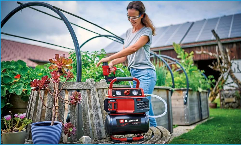 Einhell - Compresseur sans fil  TE-AC 18/75 Li OF-Solo Einhell - Image 2