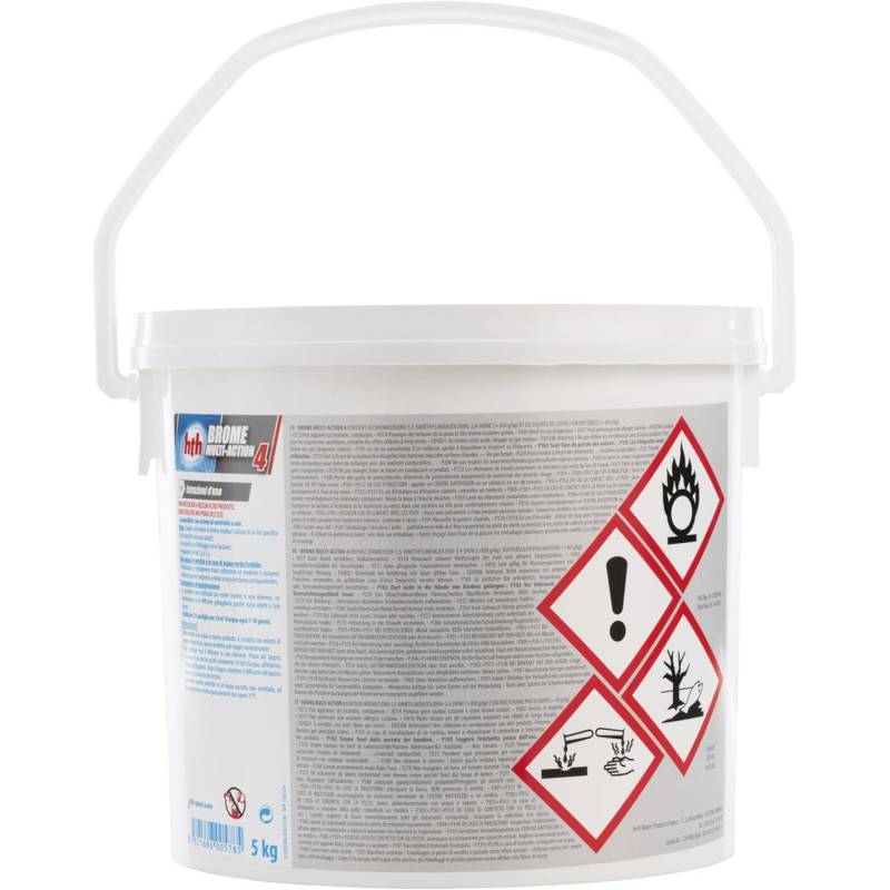 Brome multifonction hth® BROME 4 Actions en pastilles 20 g - 5 kg - Imagen 5