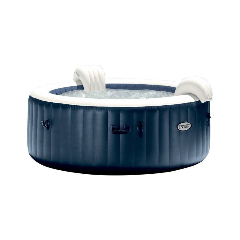 Spa gonflable 6 places bulles et leds Blue navy Intex - Imagen 2