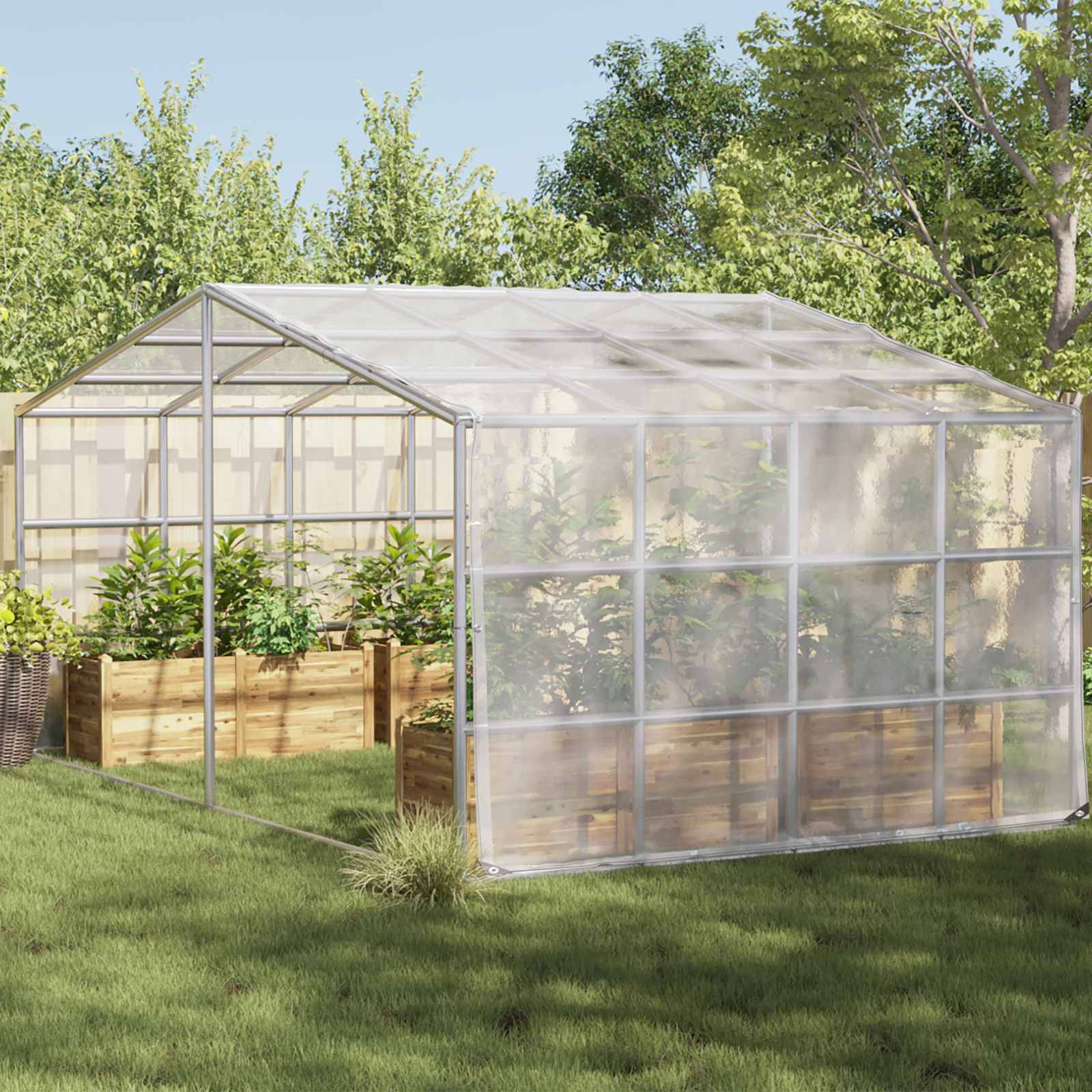 Vidaxl - Couverture pour plantes Transparent 5 x 10 m PE vidaXL 3429286