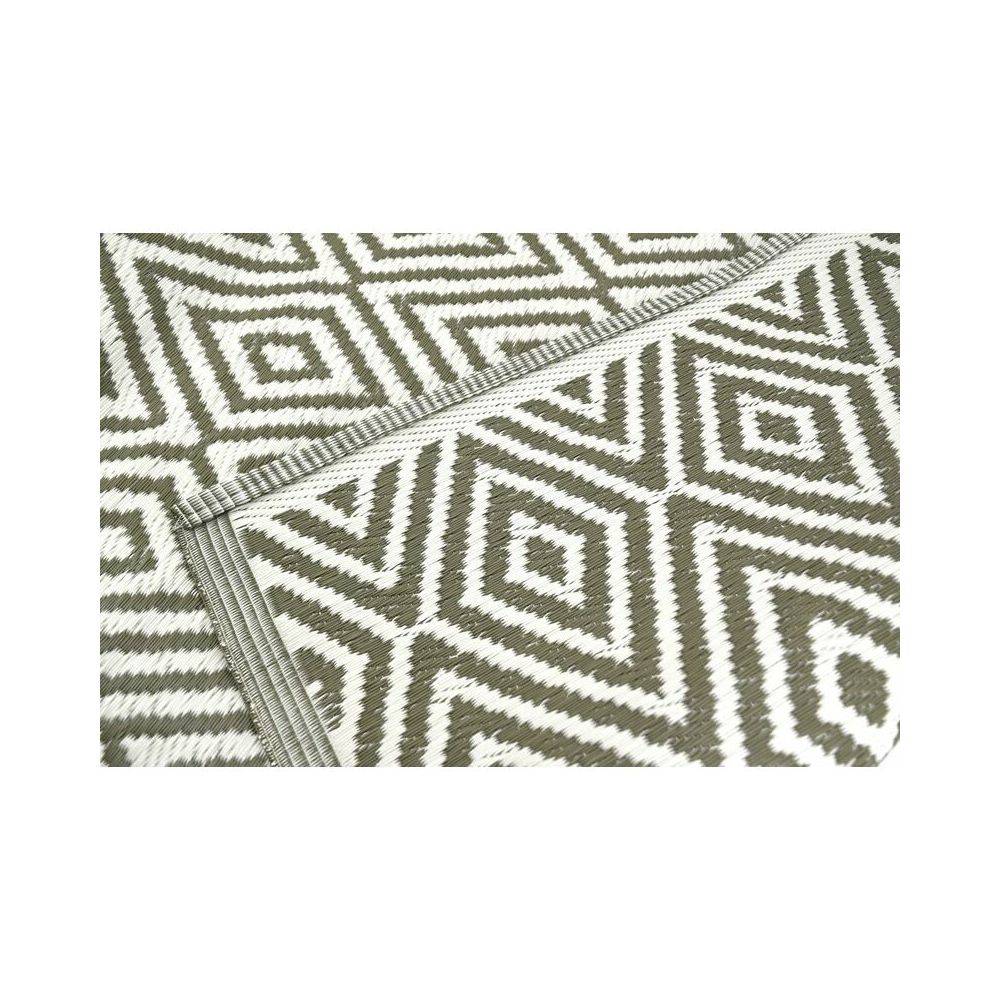 Aubry Gaspard - Tapis d'extérieur en polypropylène 120 x 180 cm Diamant - Kaki - Imagen 3