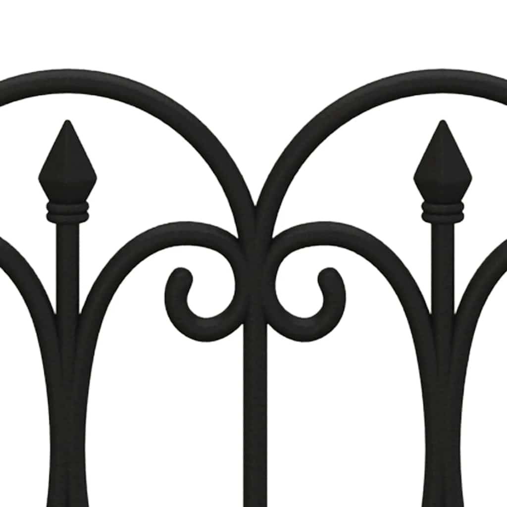 Clôture pelouse plastique PP bordures allées séparation buissons 10m noir - ComfortXL Outdoor Living - Image 5