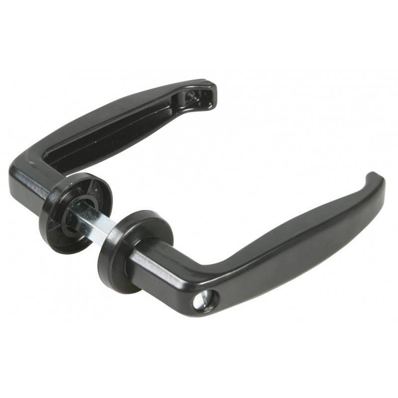 Poignée noire 45-60 AVL - Carré de 8 pour tube épaisseur 50 mm - 7098/50 - Imagen 1