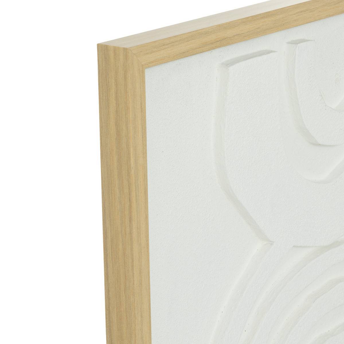 Atmosphera - Déco murale "Bobby" 50x70cm Blanc - Atmosphera Créateur d'intérieur - Imagen 3