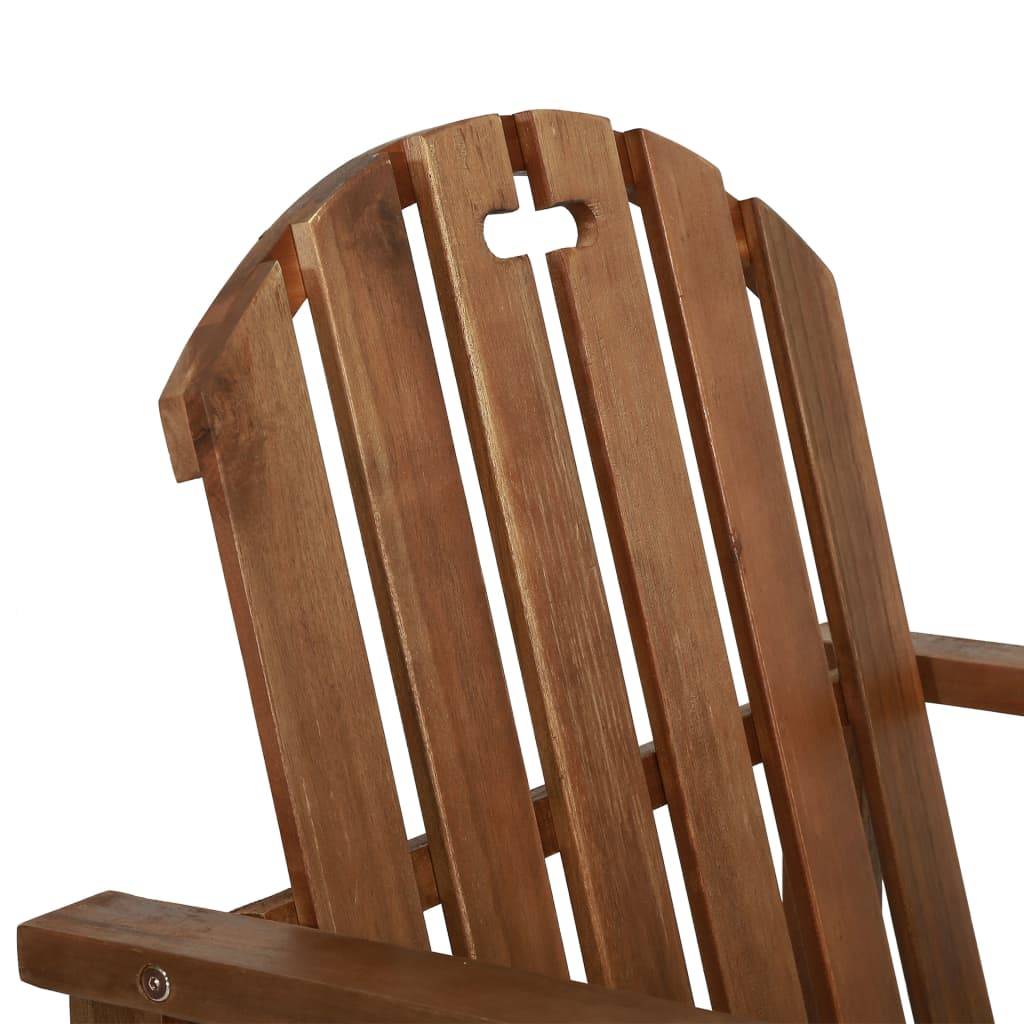 Vidaxl - Chaises de jardin lot de 2 Bois d'acacia solide vidaXL 44033 - Imagen 4