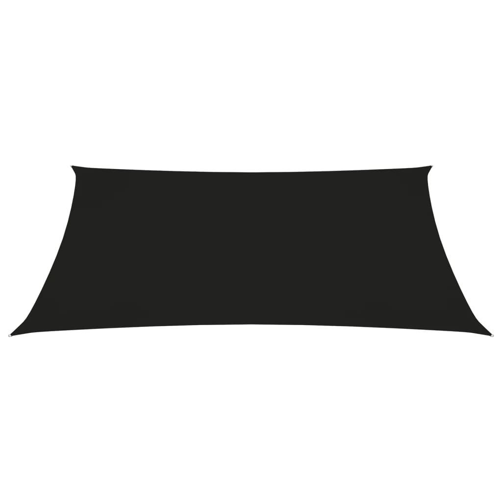 Helloshop26 - Voile toile d'ombrage parasol tissu oxford rectangulaire 3 x 4,5 m noir - Imagen 1