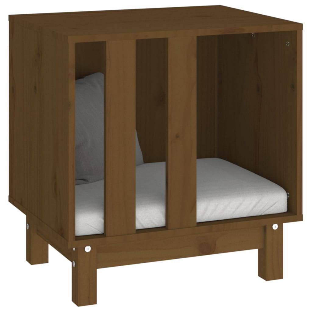 Vidaxl - Niche pour chien Marron miel 50x40x52 cm Bois de pin massif vidaXL 822474 - Imagen 7