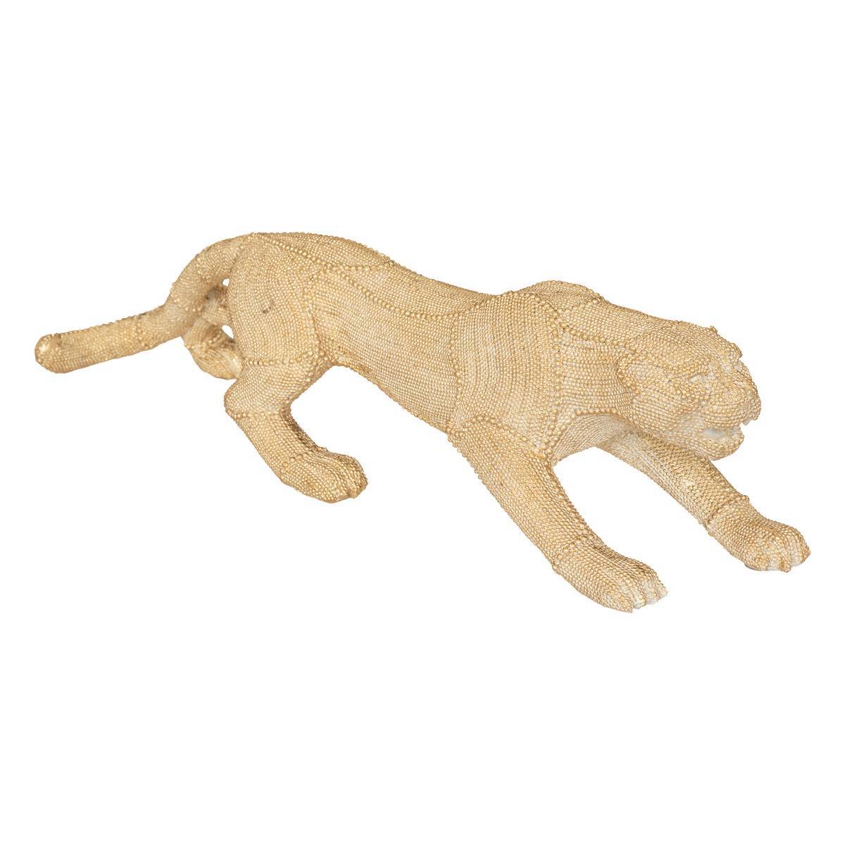 Atmosphera - Statuette panthère résine doré H15cm - Atmosphera Créateur d'intérieur - Image 1
