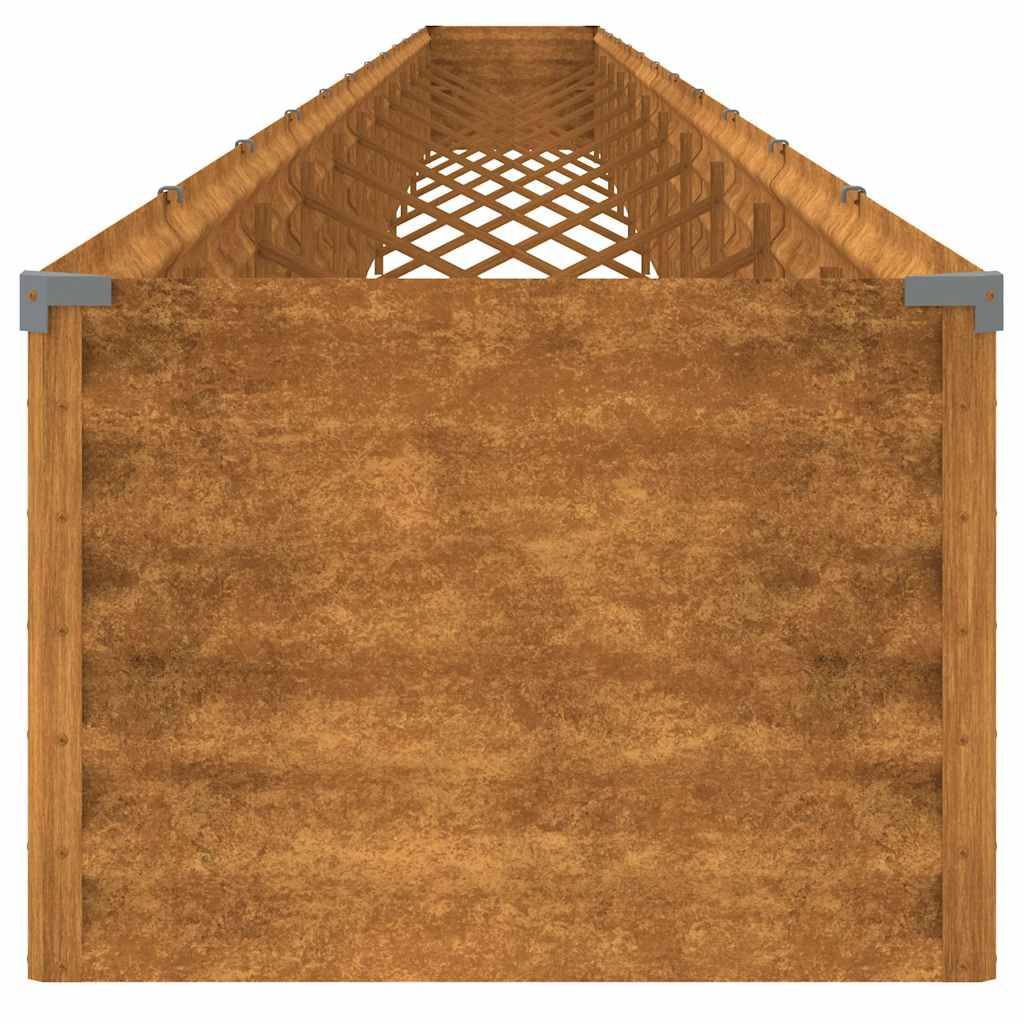 ComfortXL - Carré potager Acier Corten rouillé 1152x50x36cm format géant – ComfortXL Outdoor Living - Image 5